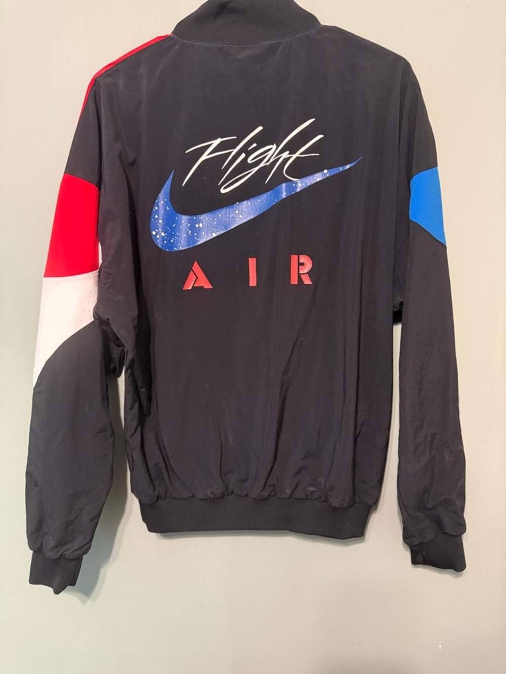 Jordan Colorblock Windbreaker Jacket - Black/White/Blue/Red - Picture 3 of 3